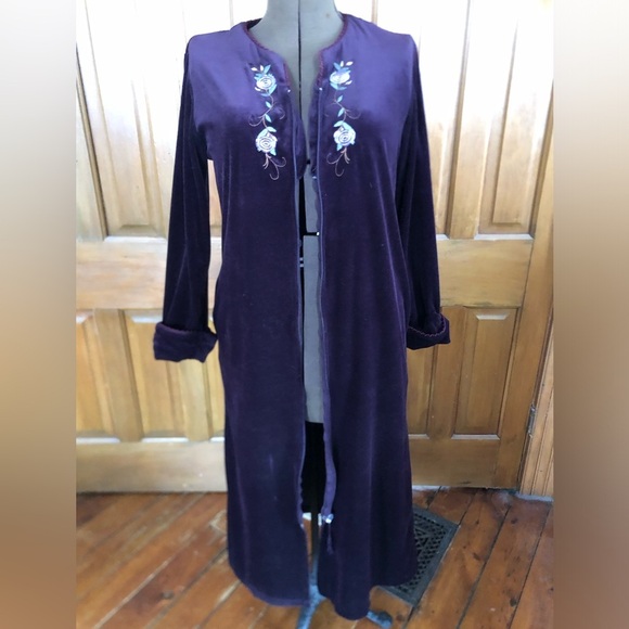 Vtg Vanity Fair Full Zip Housecoat - Picture 5 of 13